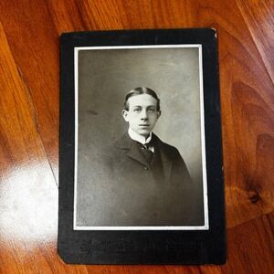 Antique Portrait Photograph Harry‎ Stiltz Victorian Era Cabinet Card Photo